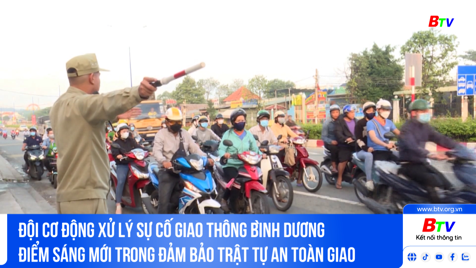 Đội Cơ động xử lý sự cố giao thông Bình Dương - điểm sáng mới trong đảm bảo trật tự an toàn giao thông